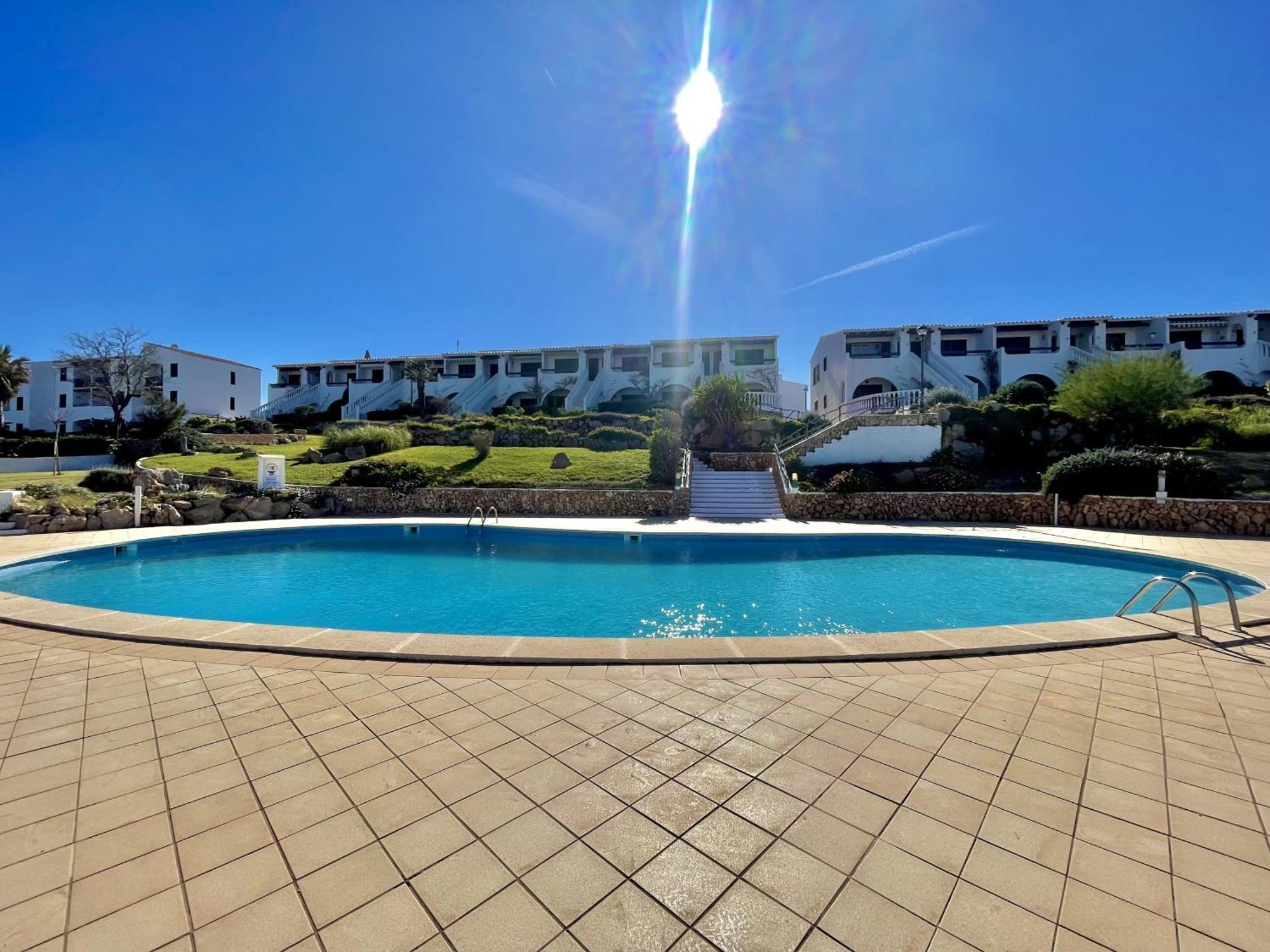 Mestral Apto En Planta Baja Con Piscina Arenal d'en Castell Exterior photo